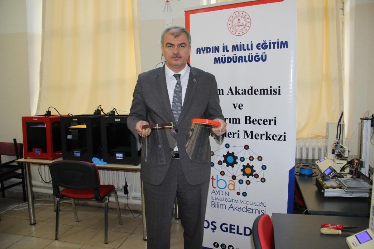 Aydın İl Milli Eğitim M&uuml;d&uuml;rl&uuml;ğ&uuml;, vir&uuml;se karşı 3D&rsquo;li m&uuml;cadele başlattı