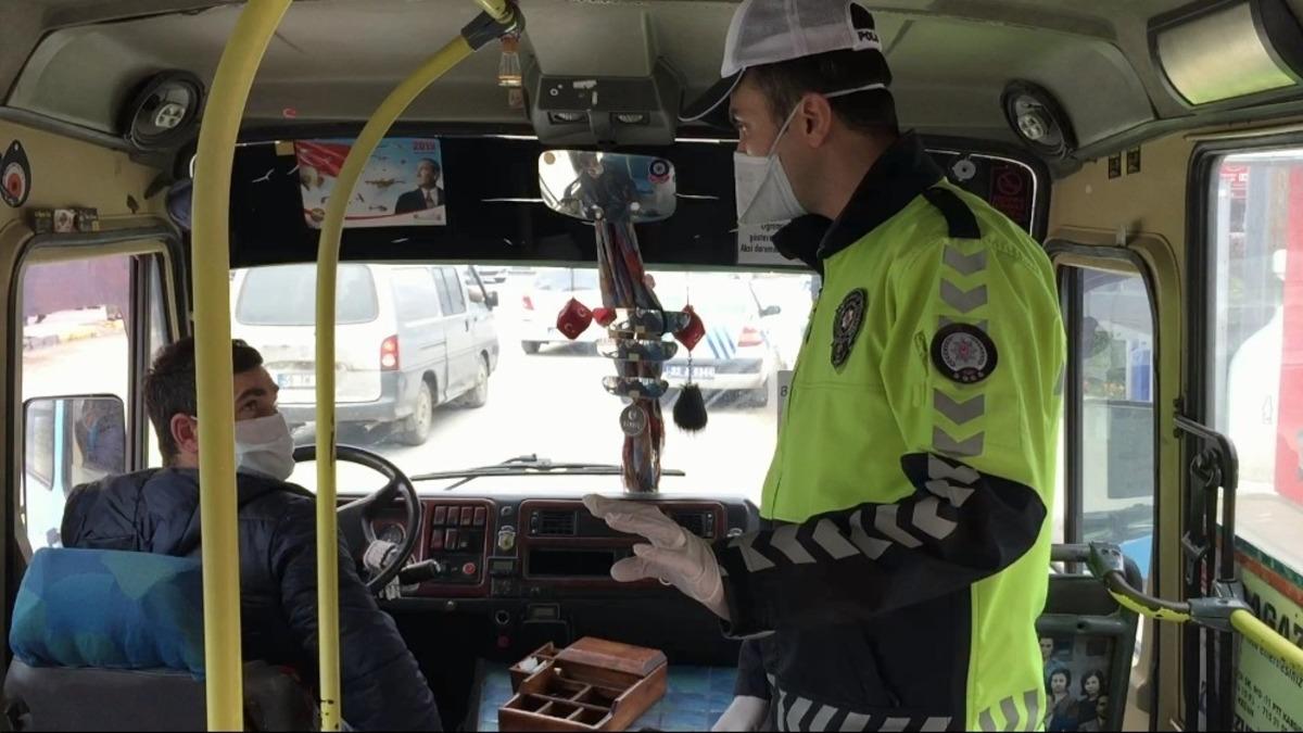 Keşan&rsquo;da toplu taşımalara sıkı denetim