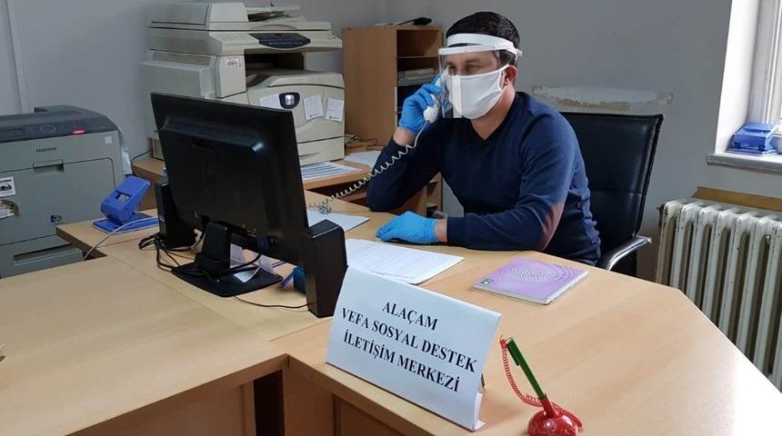 Alaçam’a "Vefa Sosyal Destek Hattı”