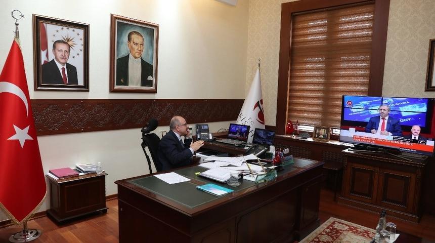 Vali &Ccedil;akacak televizyon canlı yayınında alınan tedbirleri anlattı