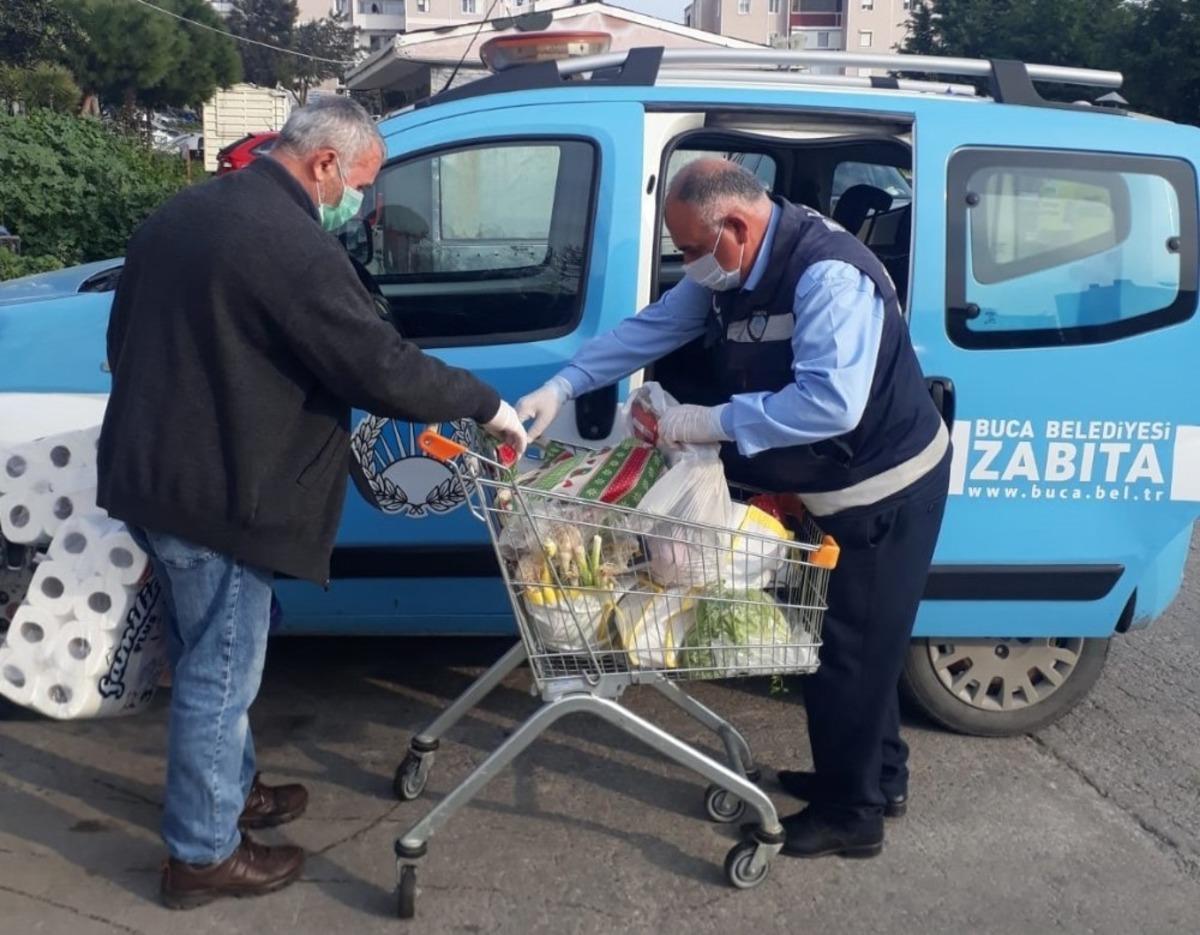 Buca&rsquo;da ihtiya&ccedil; sahiplerine ve 65 yaş &uuml;st&uuml;ne yardım eli