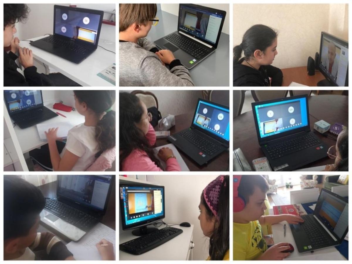 Kırşehir&rsquo;de, &ouml;zel okulda &ouml;ğrenci &ouml;ğretmen teması aktif tutuluyor