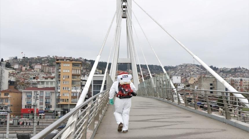 Kocaeli&rsquo;de &uuml;stge&ccedil;itler d&uuml;zenli olarak dezenfekte ediliyor
