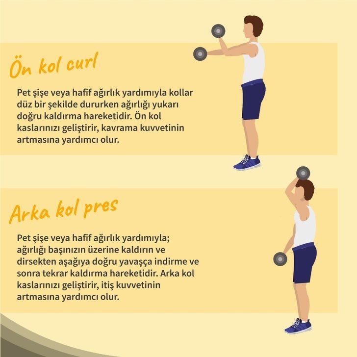 Evde yapılabilen egzersiz tavsiyeleri G3