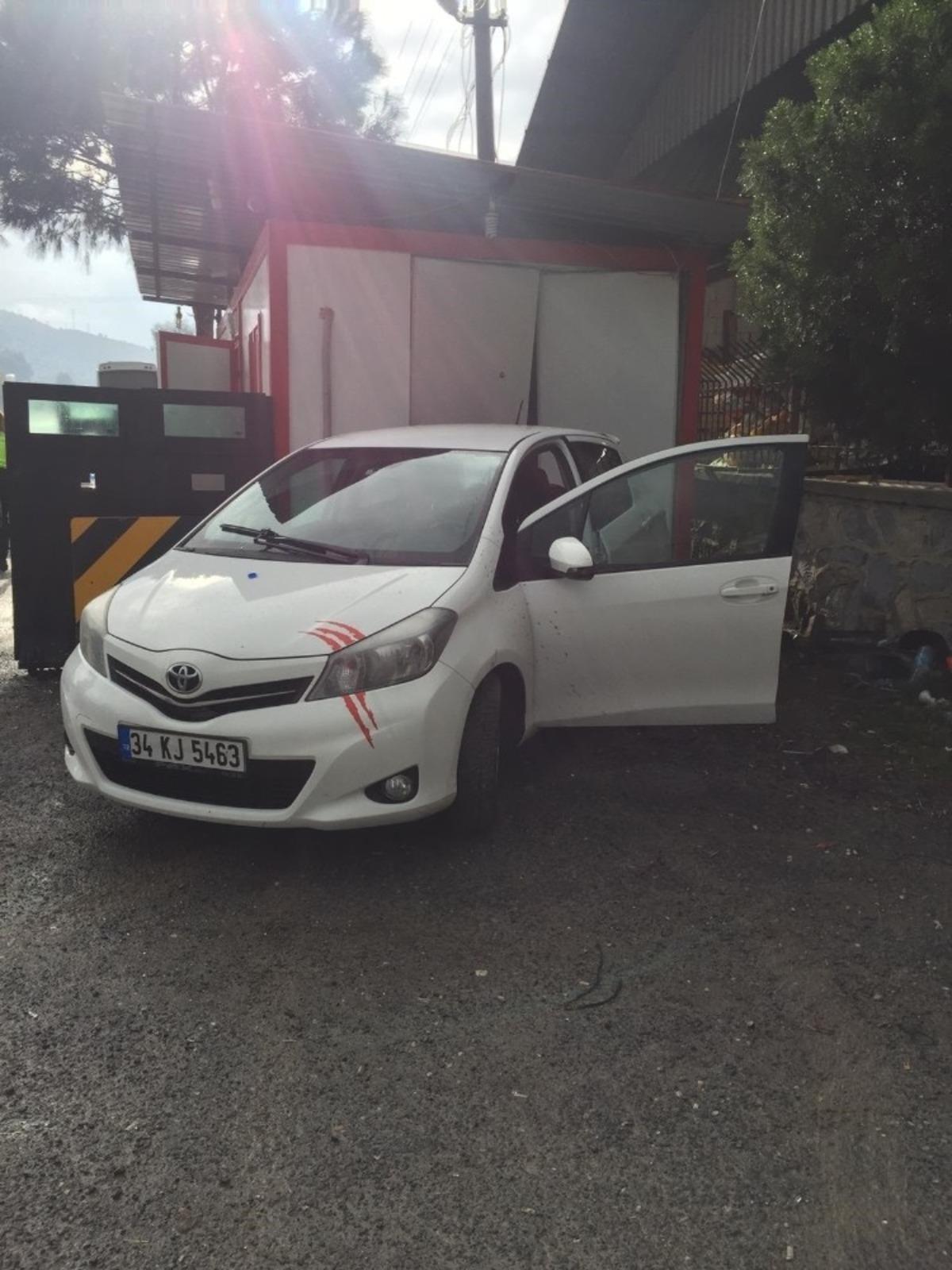 Polis uygulama noktasına &ccedil;arparak durabildi