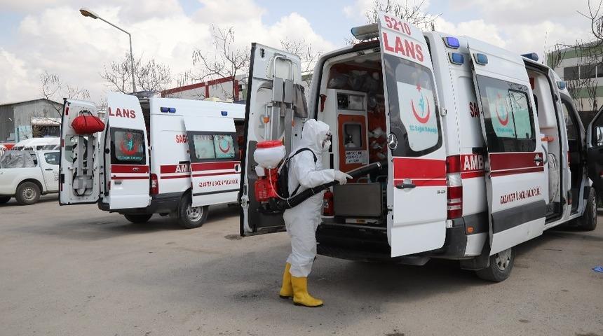 112 ambulanslarının hijyeni B&uuml;y&uuml;kşehir&rsquo;e emanet