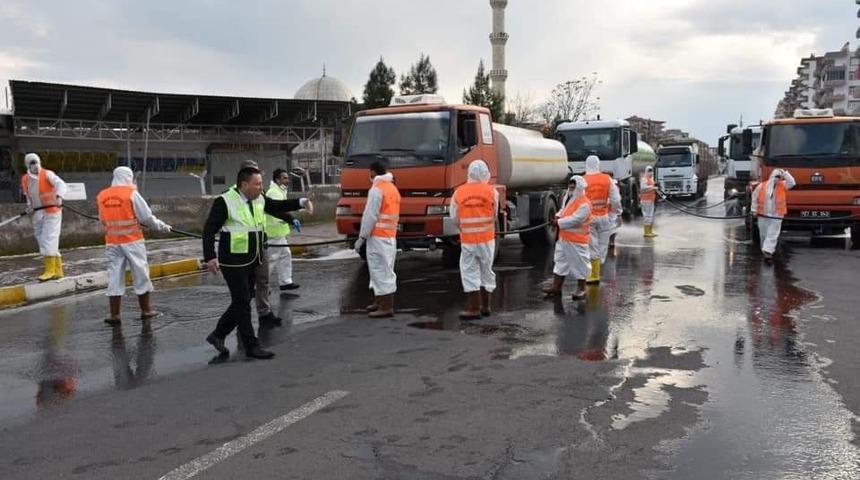 Bağlar Belediyesinden dezenfekte rekoru