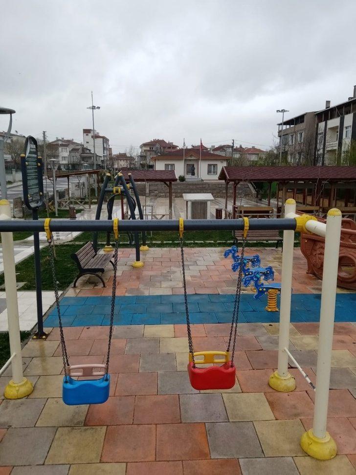 Ergene’deki parklar yıkanıp temizleniyor G2