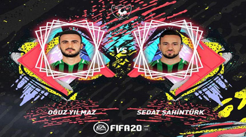 Denizlisporlu futbolcular sanal sahada