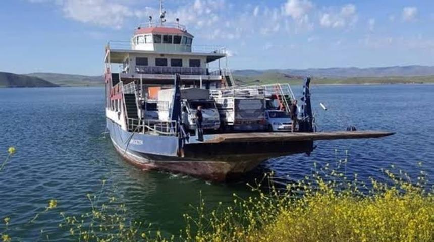 Tunceli-Elazığ arası feribot  seferlerine kısıtlama