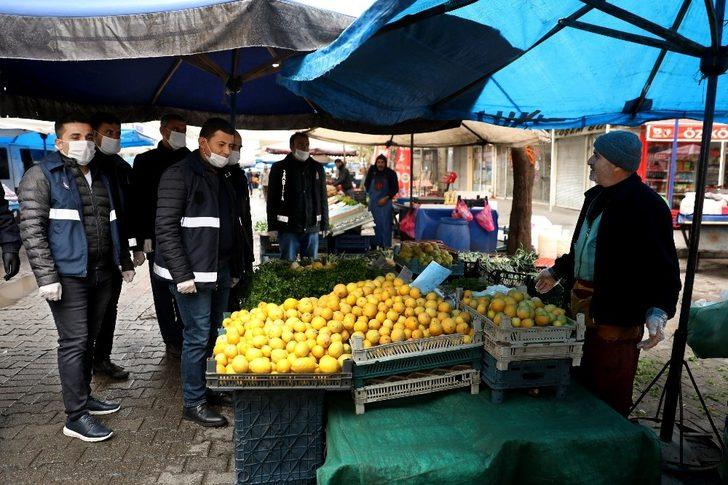 Büyükşehir Belediyesi semt pazarlarını denetledi G3