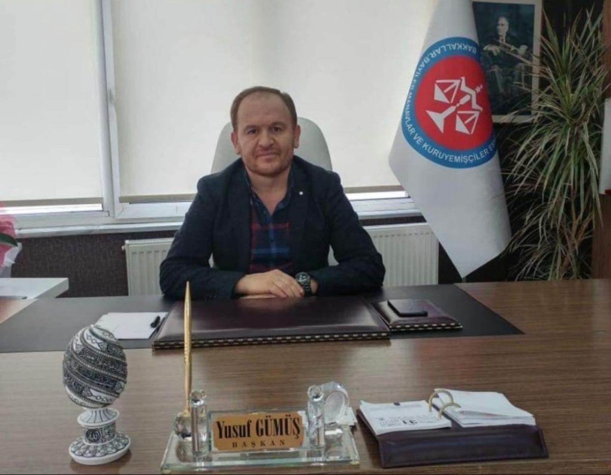 &Ccedil;orlu Bakkallar Odası Başkanı Yusuf G&uuml;m&uuml;ş: Zorlu s&uuml;reci el birliği ile atlatacağız&rdquo;