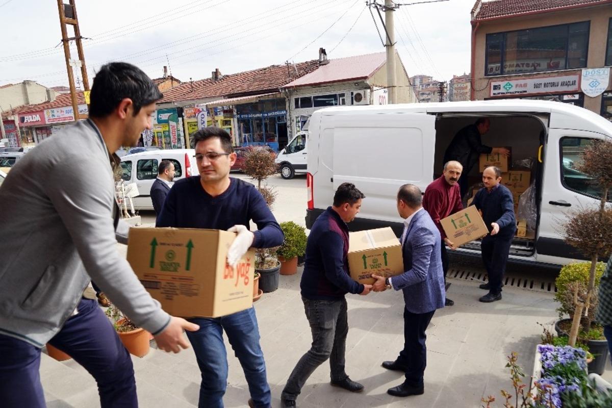 KATSO&rsquo;dan &lsquo;Evde kal&rsquo; &ccedil;ağrısında uyan ihtiya&ccedil; sahibi ailelere gıda yardımı