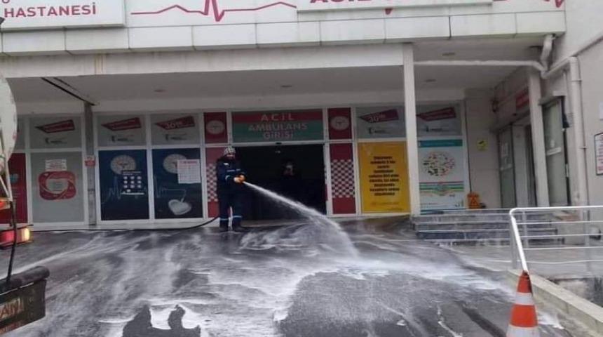 S&uuml;leymanpaşa&rsquo;da dezenfekte &ccedil;alışmaları s&uuml;r&uuml;yor