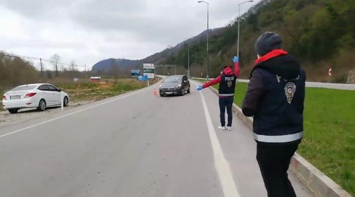 Sinop’ta ateş ölçerli trafik kontrolü G3