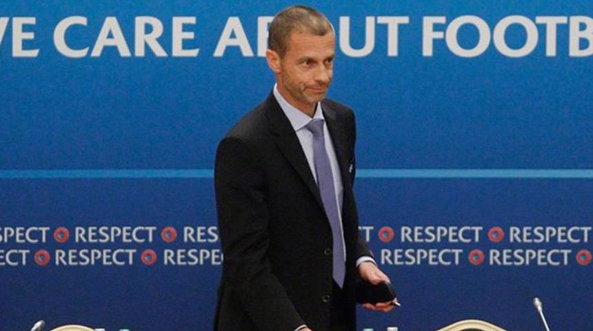 UEFA Başkanı Aleksander Ceferin: &Uuml;&ccedil; se&ccedil;enek var