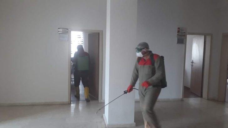 Malazgirt MYO korona virüs mücadelesi kapsamında ilaçlandı G2