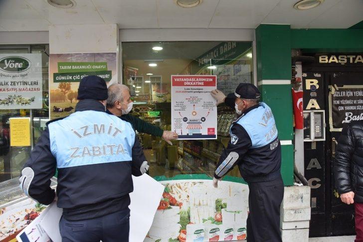 İzmit sokaklarına dezenfektan otomatları yerleştirildi G3