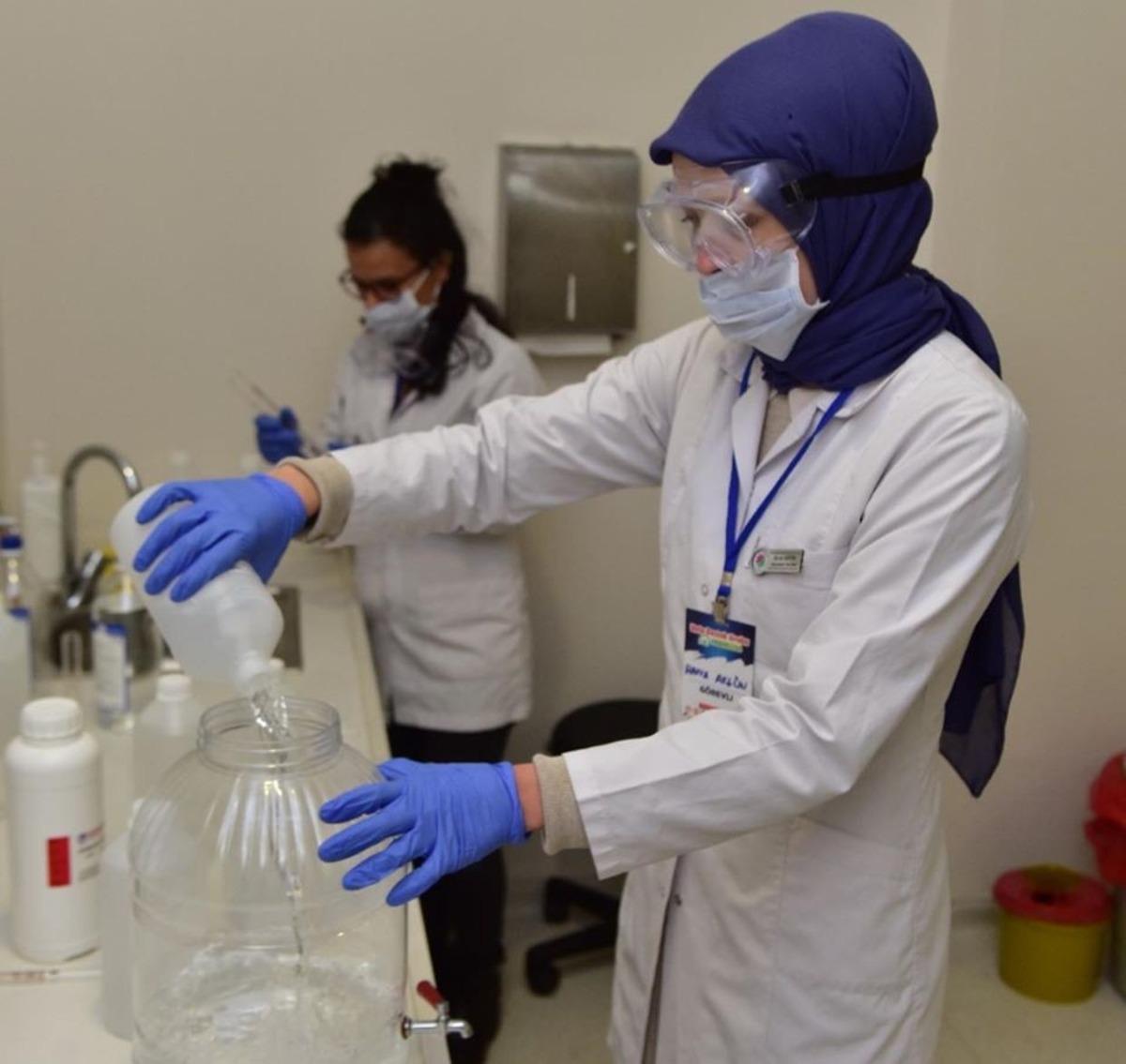 Kepez Belediyesi kendi dezenfektanını kendi &uuml;retiyor