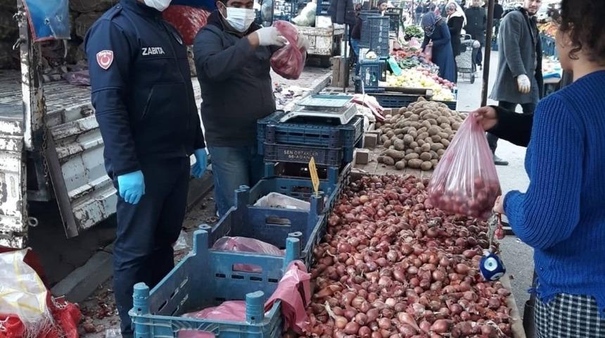 Pazar yerlerinde sıkı denetim