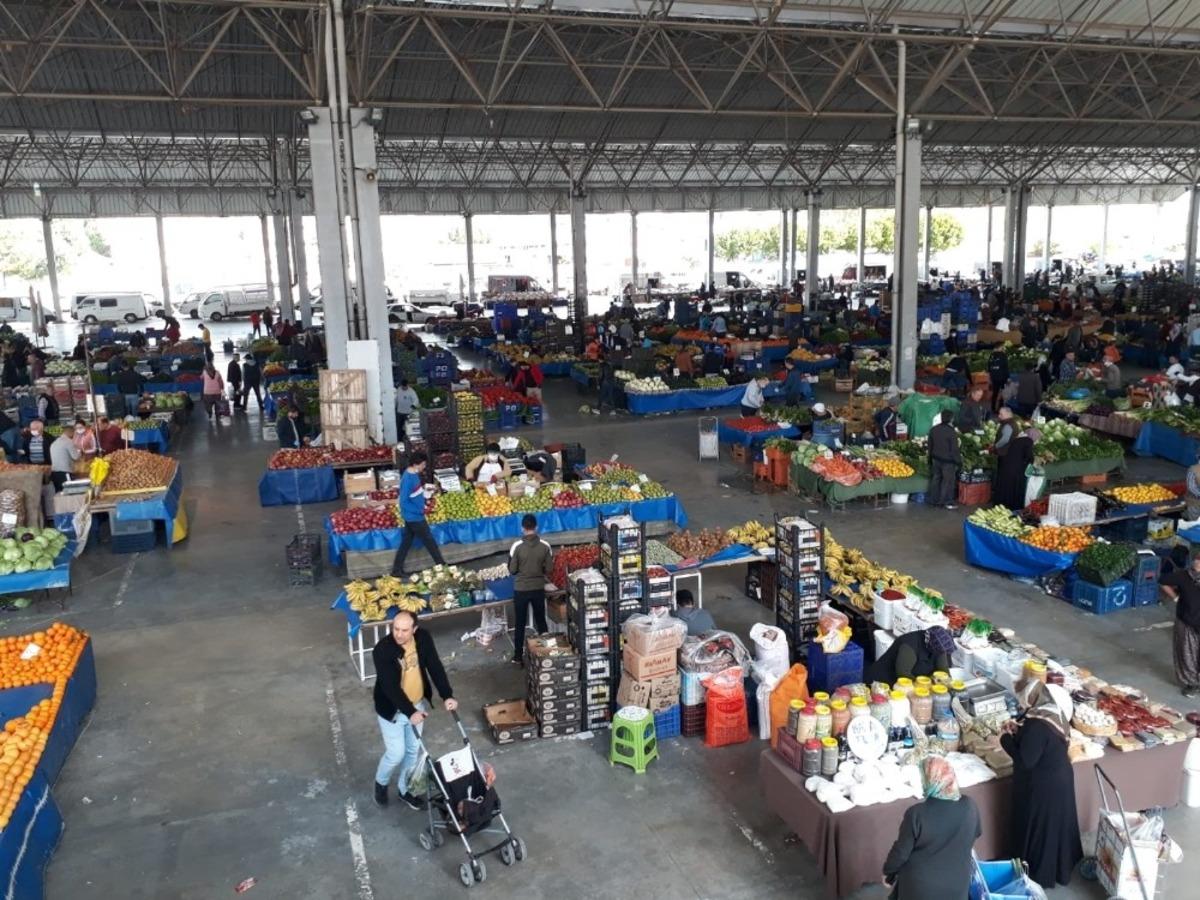 Kepez&rsquo;in pazarlarında Korona vir&uuml;s &ouml;nlemleri