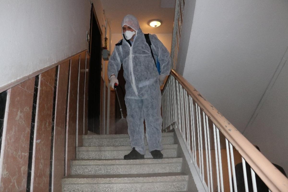 Apartman ve &ouml;zel işyerlerine dezenfekte