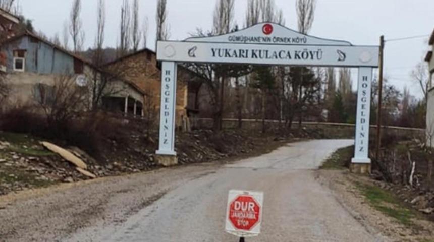 G&uuml;m&uuml;şhane'nin Şiran il&ccedil;esine bağlı Yukarı Kulaca k&ouml;y&uuml; karantinaya alındı!
