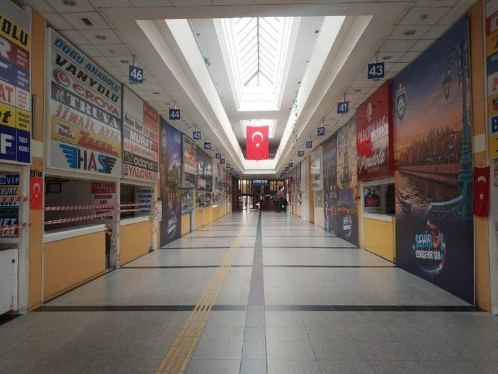 Eskişehir otogarında ’korona’ sessizliği G1