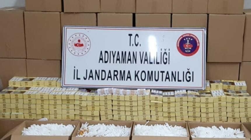 Gümrük kaçağı makaronlara el konuldu