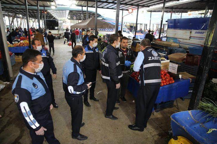 Meyve sebze haline köpüklü dezenfekte G4