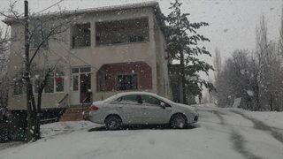 Sivas'ta kar yağışı etkili oldu