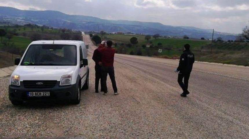 Selendi&rsquo;ye girişlere sıkı denetim