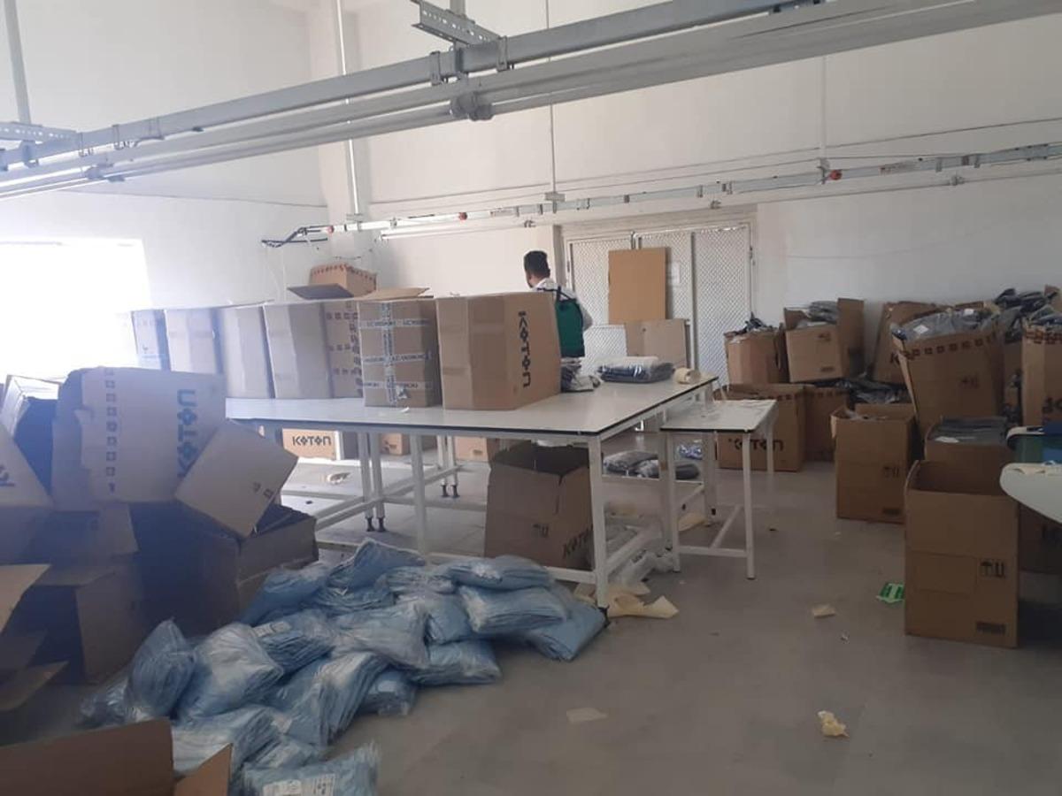 İl&ccedil;e merkezindeki fırınlar dezenfekte edildi