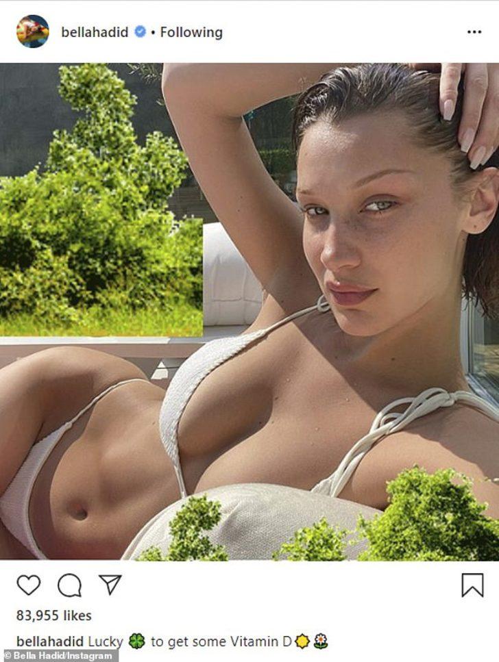 Bella Hadid, Vogue İtalya için çıplak poz verdi G5