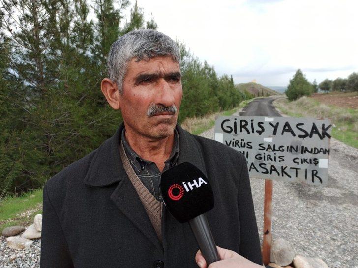 Köylüler kendilerini karantinaya aldı G3