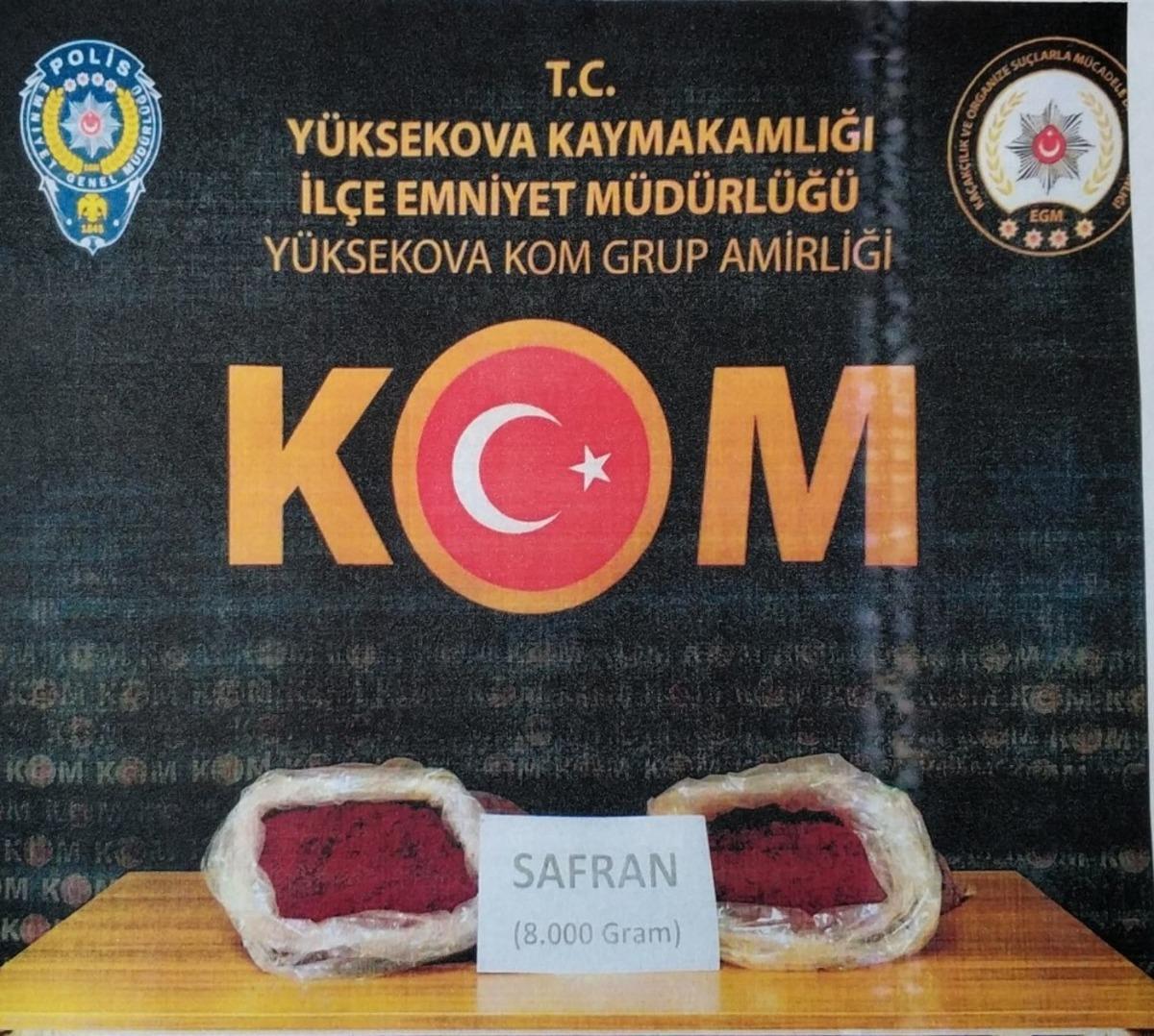 Hakkari&rsquo;de safran ve tr&uuml;f mantarı ele ge&ccedil;irildi