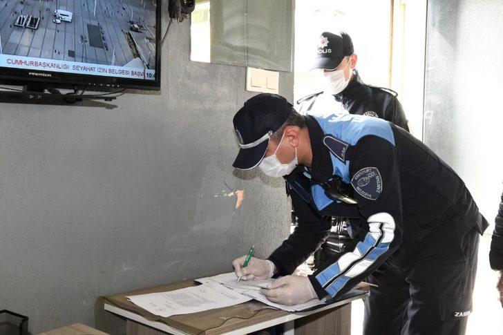 Esenyurt zabıtasından ticari taksilere tek-çift plaka denetimi G2