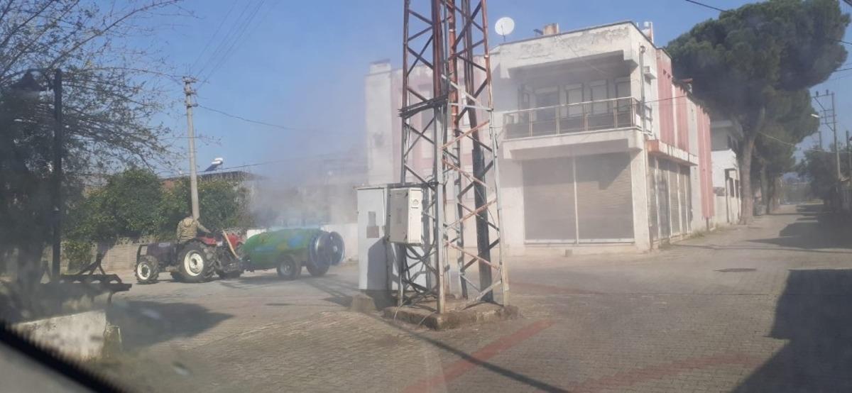 Germencik&rsquo;te t&uuml;m mahalleler dezenfekte ediliyor