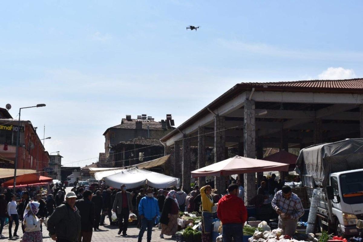 Karacasu&rsquo;da drone destekli ateş &ouml;l&ccedil;&uuml;m&uuml; yapıldı