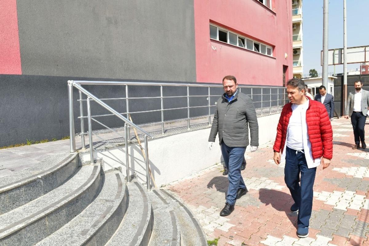 Spor tesisinin misafirhanesi sağlık emek&ccedil;ilerine a&ccedil;ıldı