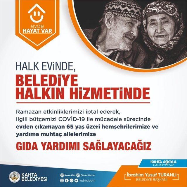 Kahta Belediyesinden bin aileye gıda yardımı