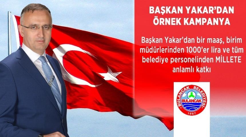 Başkanı  Yakar&rsquo;dan &ldquo;Bir maaş bağış&rdquo; kampanyası