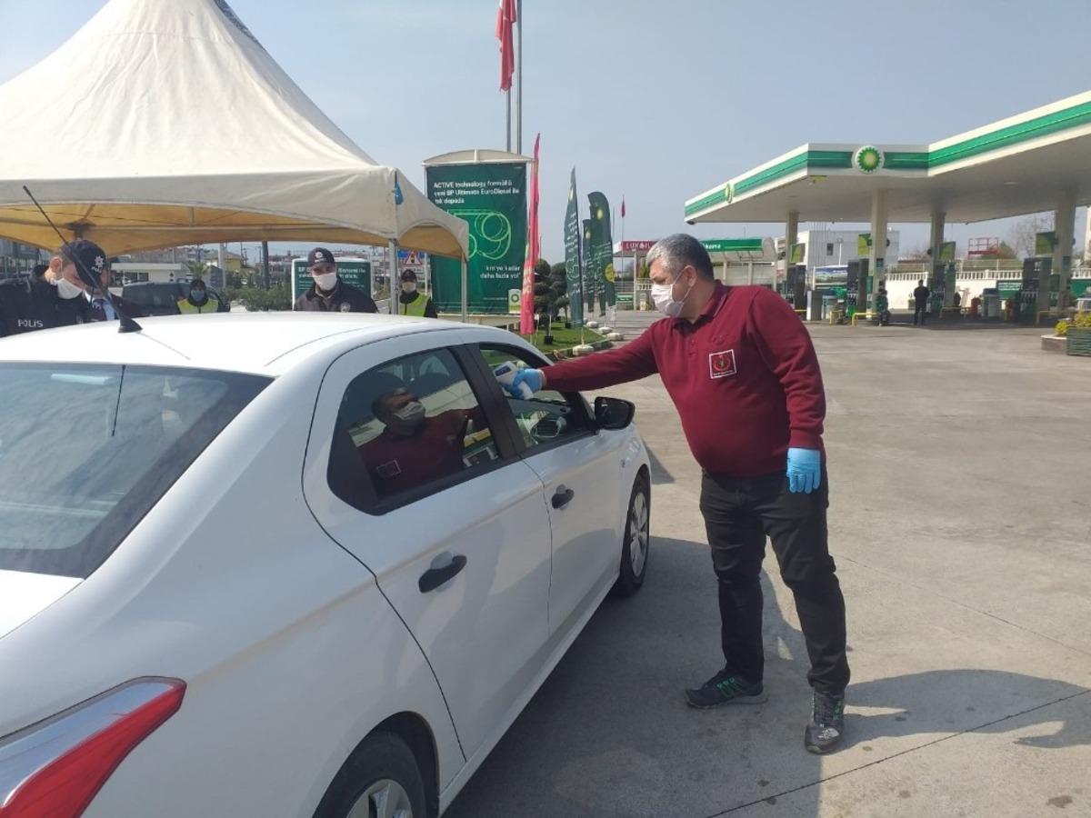 Ak&ccedil;akoca&rsquo;da girişlere sıkı denetim