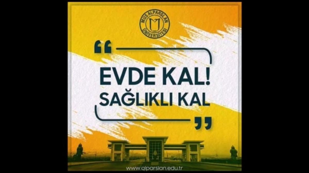 MŞ&Uuml; &ouml;ğrencilerinden &ldquo;evde kal&rdquo; &ccedil;ağrısına klipli destek