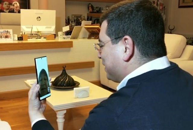 T&uuml;t&uuml;nc&uuml; şehit aileleri ile g&ouml;r&uuml;nt&uuml;l&uuml; konuştu 1