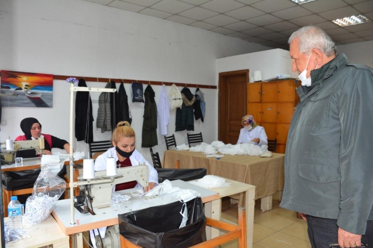 Kdz. Ereğli belediyesi maske &uuml;retimini hızlandırdı