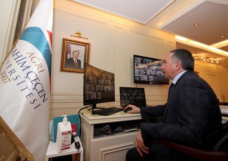 AİÇÜ’de Senato Toplantısı telekonferans yöntemiyle yapıldı G2