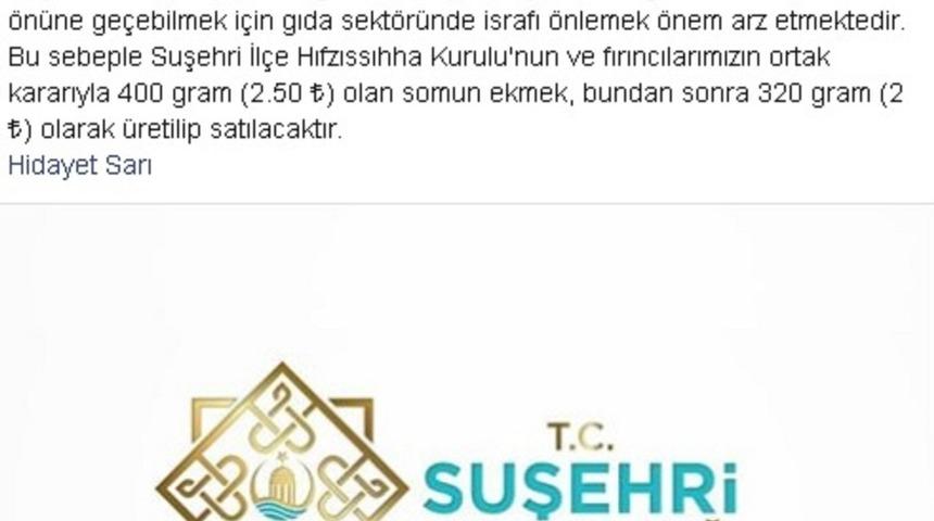 Korona vir&uuml;s tedbirleri kapsamında  2.5 liralık ekmek 2 lira oldu