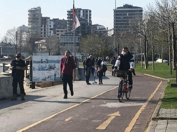Caddebostan Sahili'nde 'pes' dedirten görüntü G3
