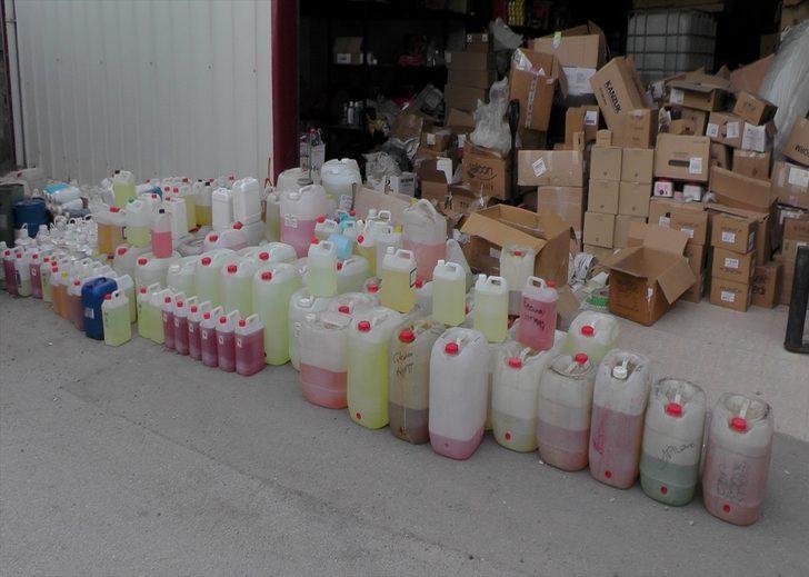 Erzincan'da sahte kolonya ve kişisel bakım ürünü operasyonu G2